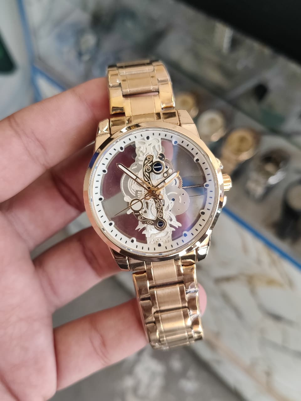 Skeleton Dial Men's Watch