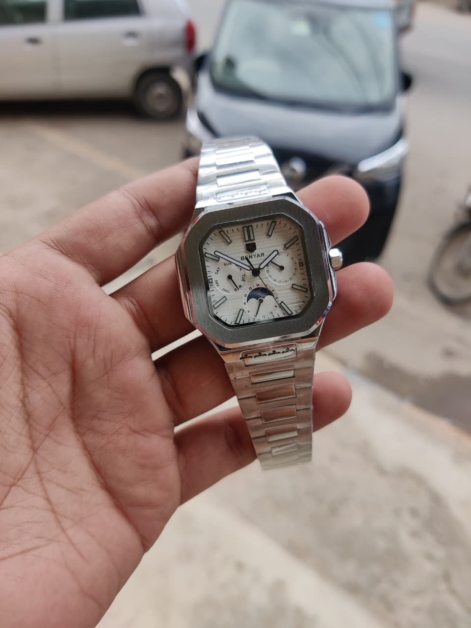 BENYAR Men's Square Quartz Watch - Image 2