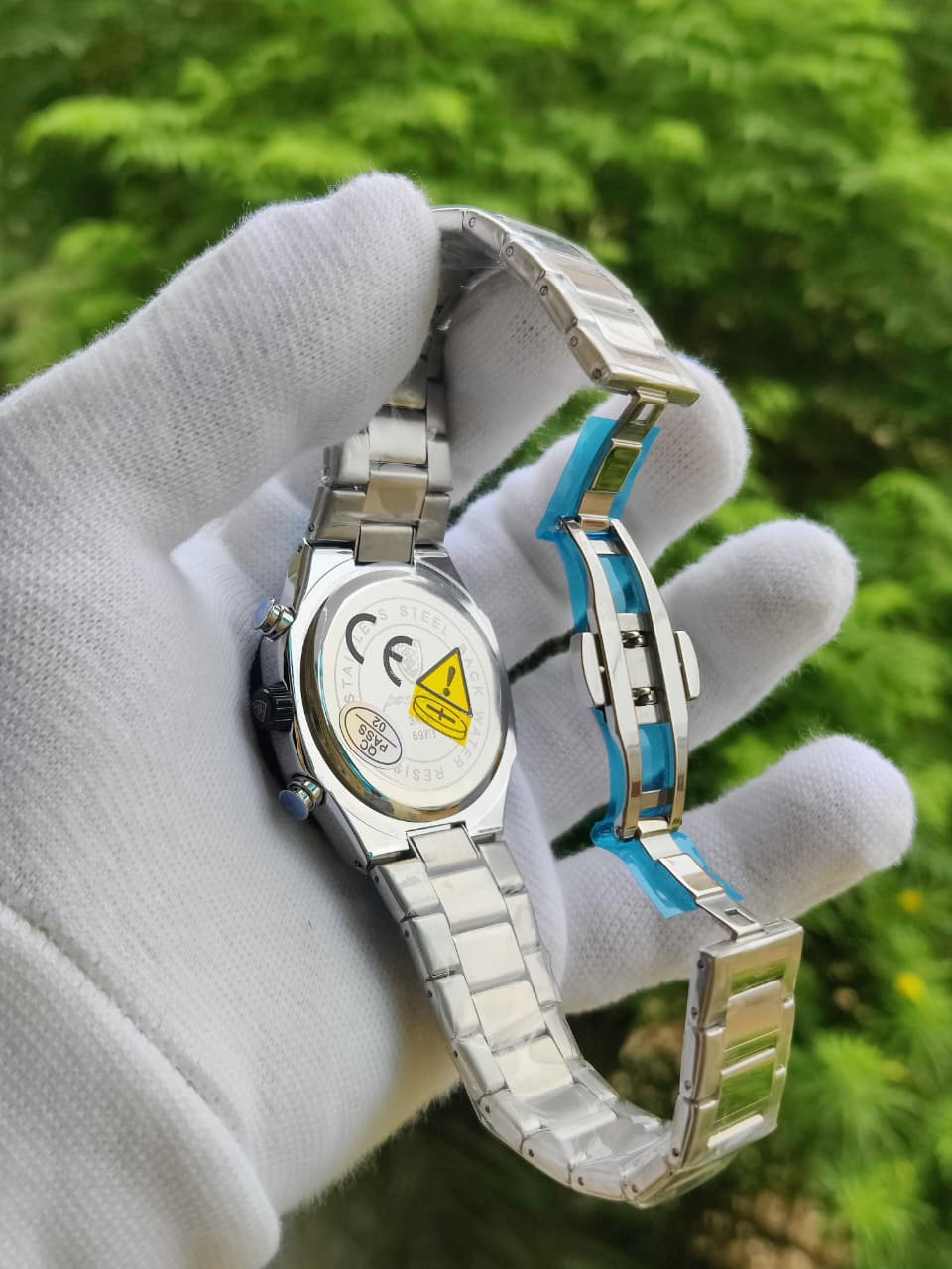 Poedagar Silver Metal Original Men's Watch - Image 2