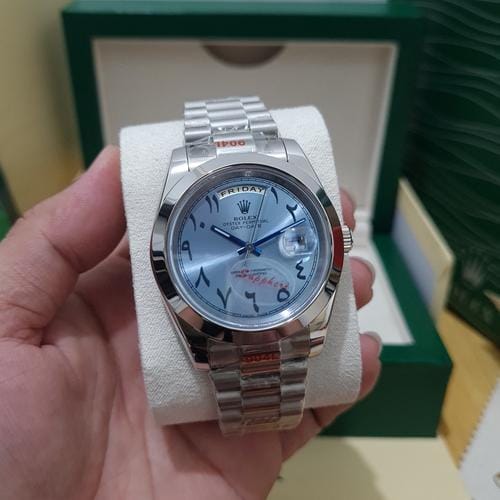 Rlx Day-Date Arabic Dial Men's Watch