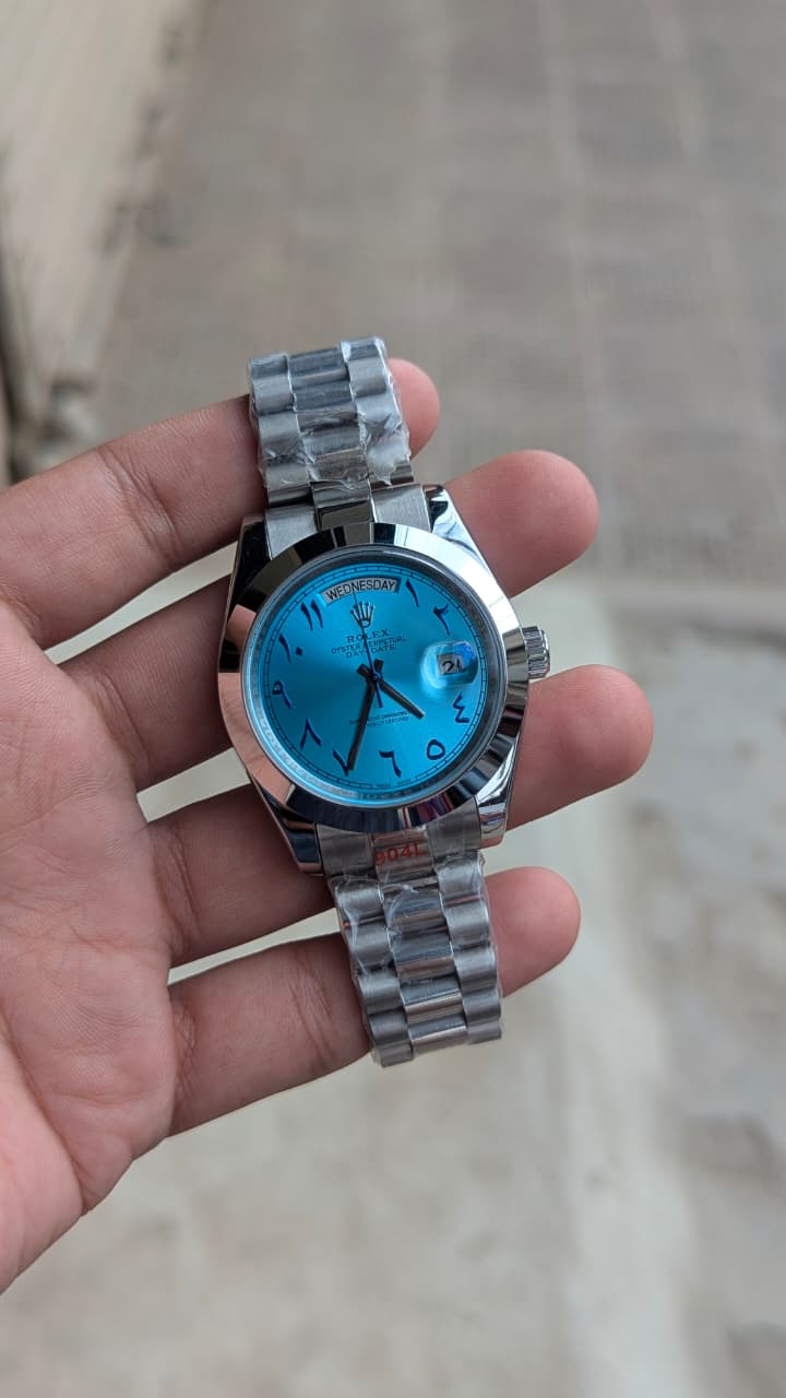 Rlx Day-Date Arabic Dial Men's Watch - Image 2